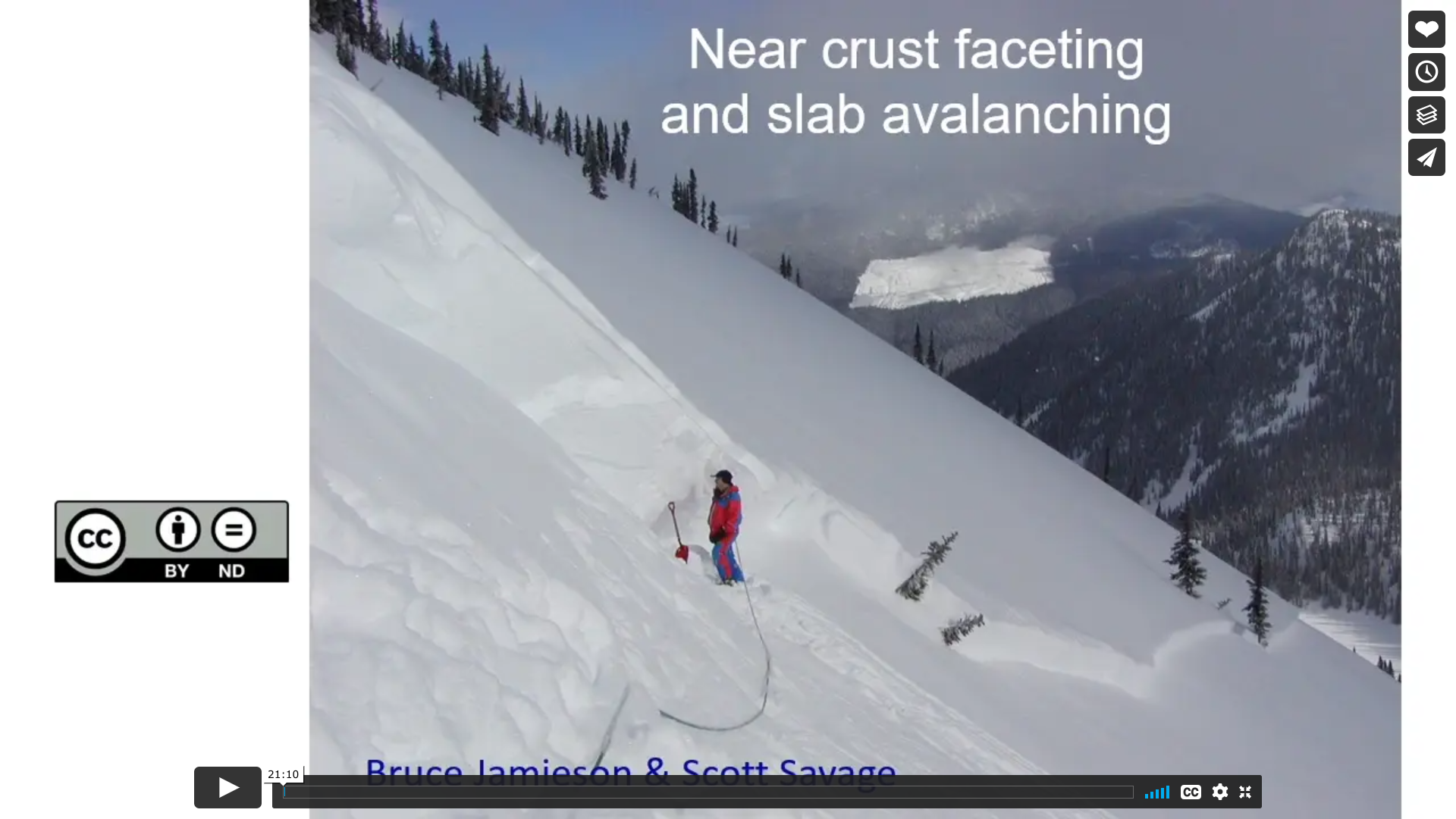 Near crust faceting and slab avalanching with Bruce Jamieson and Scott Savage